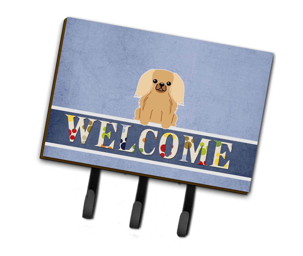 BB5685TH68 Pekingnese Fawn Sable Welcome Leash or Key Holder