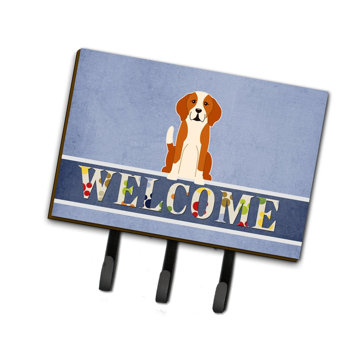BB5691TH68 English Foxhound Welcome Leash or Key Holder