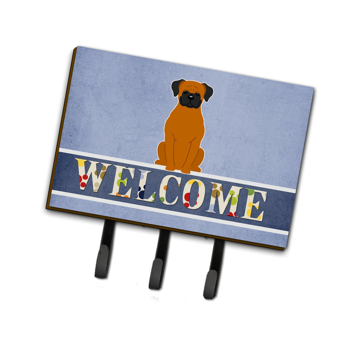BB5696TH68 Fawn Boxer Welcome Leash or Key Holder