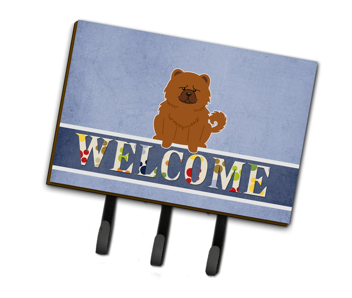 BB5723TH68 Chow Chow Red Welcome Leash or Key Holder