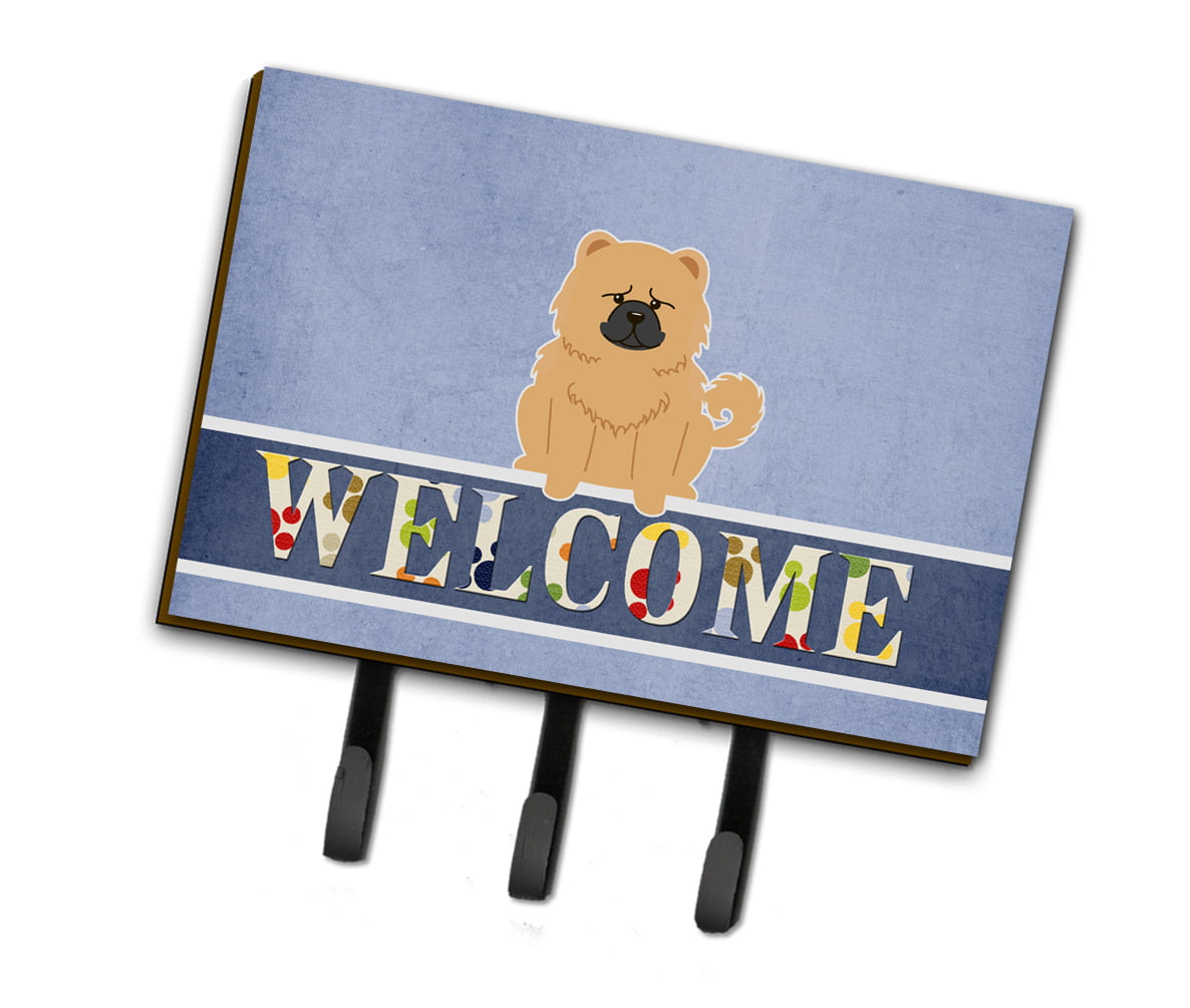 BB5725TH68 Chow Chow Cream Welcome Leash or Key Holder