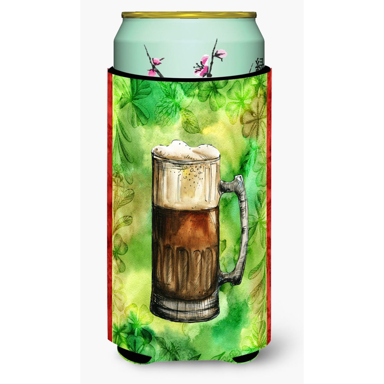 Irish Beer Mug Tall Boy Beverage Insulator Hugger
