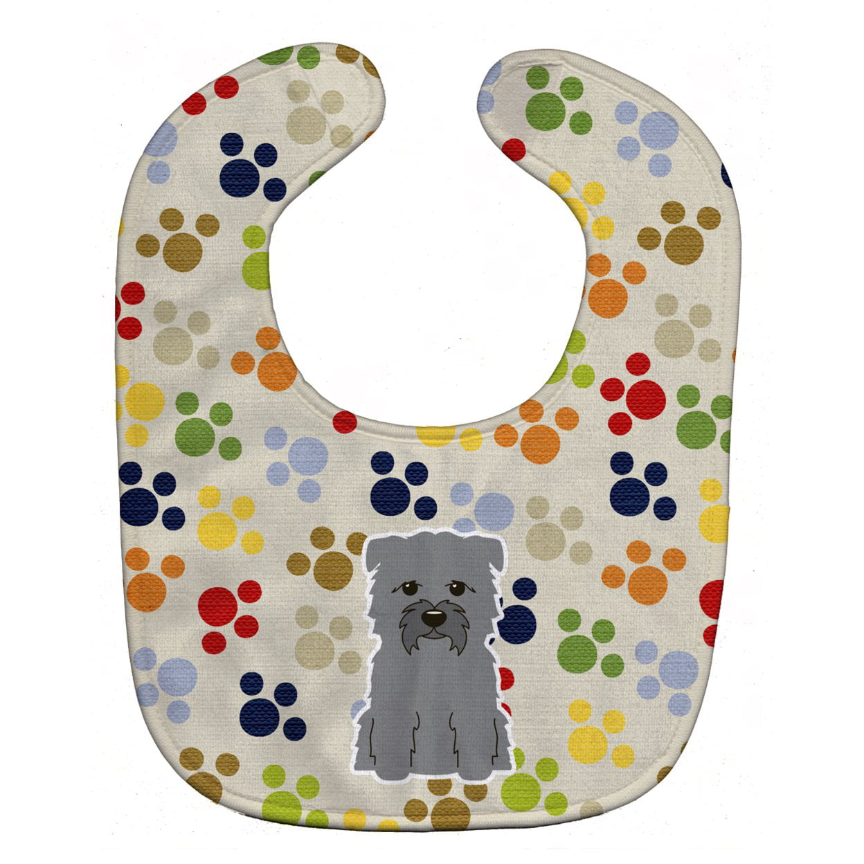 Pawprints Glen of Imal Grey Baby Bib