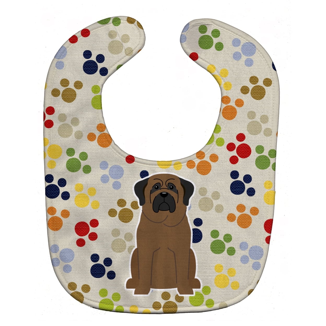 Pawprints Bullmastiff Baby Bib