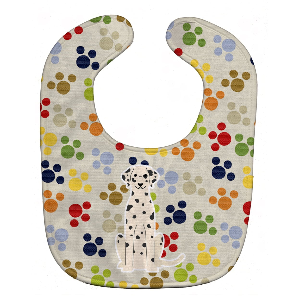 Pawprints Dalmatian Baby Bib