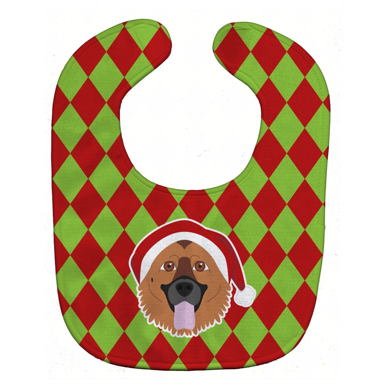 Christmas German Shepherd Baby Bib