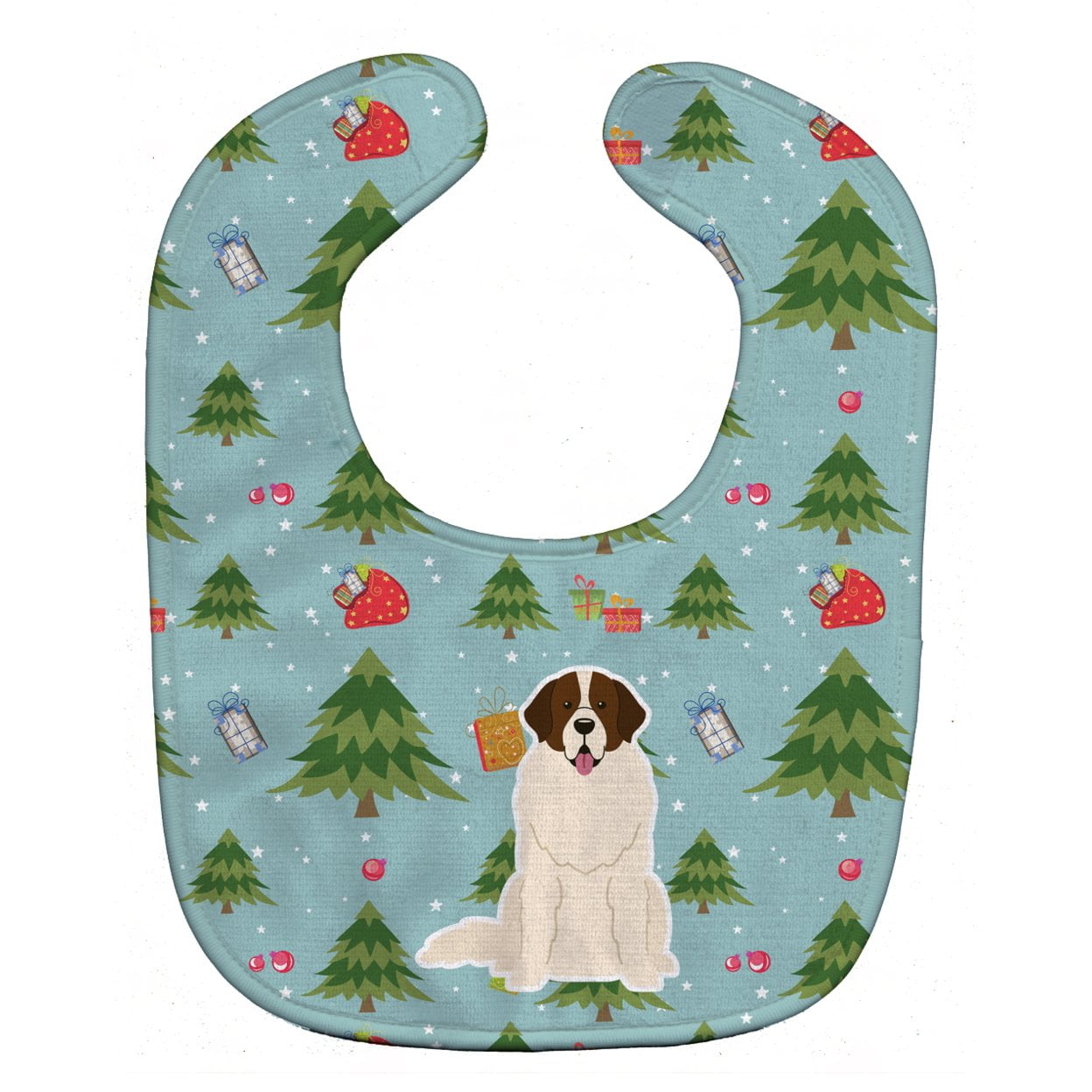 Christmas Moscow Watchdog Baby Bib