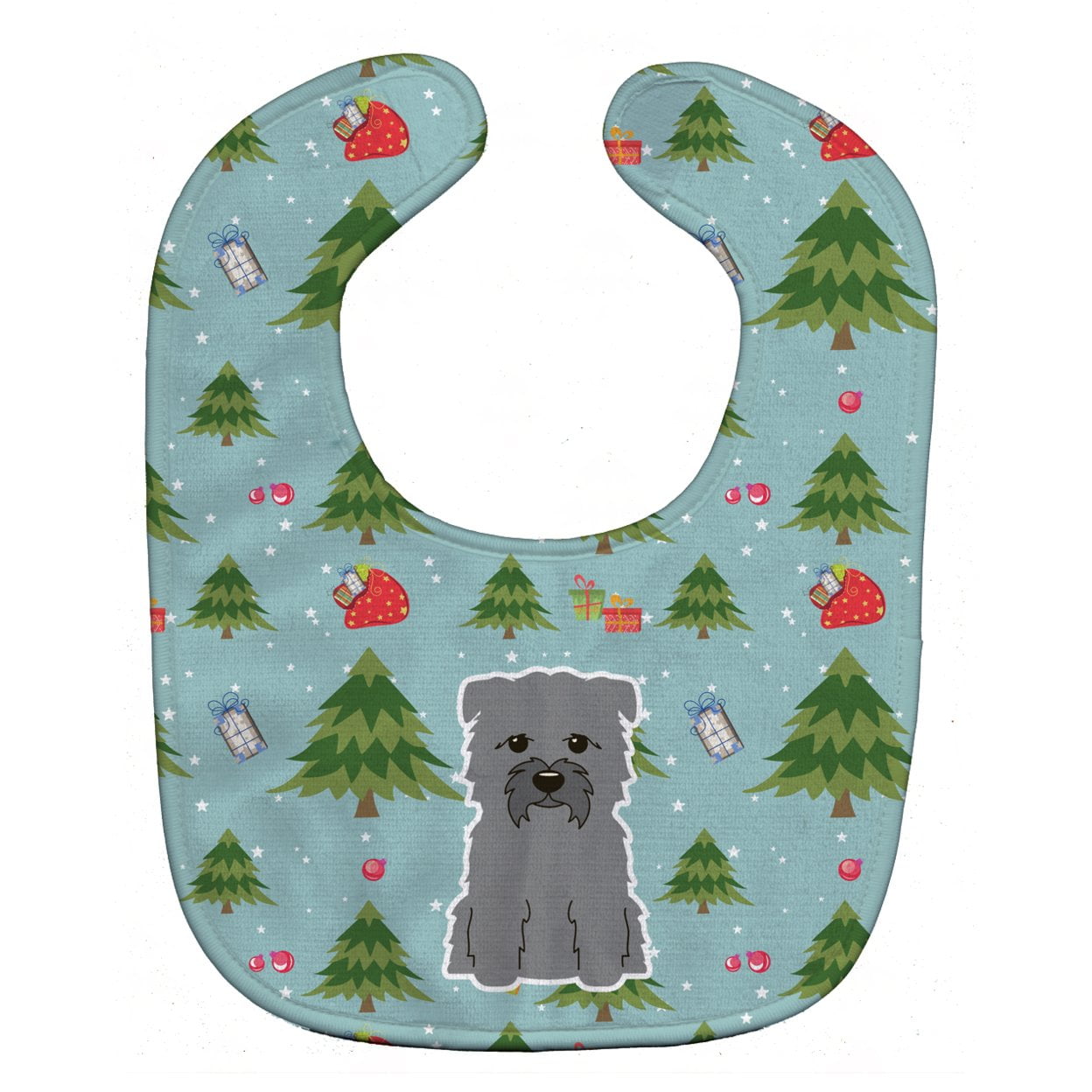 Christmas Glen of Imal Grey Baby Bib