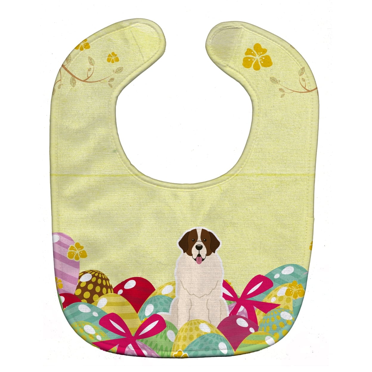 BB6027BIB Easter Eggs Moscow Watchdog Baby Bib