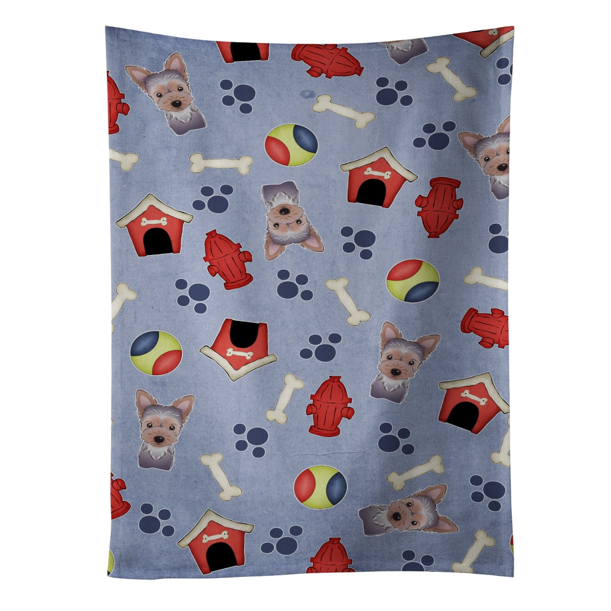 Picture of Carolines Treasures BB4011KTWL Dog House Collection Yorkie Puppy Kitchen Towel
