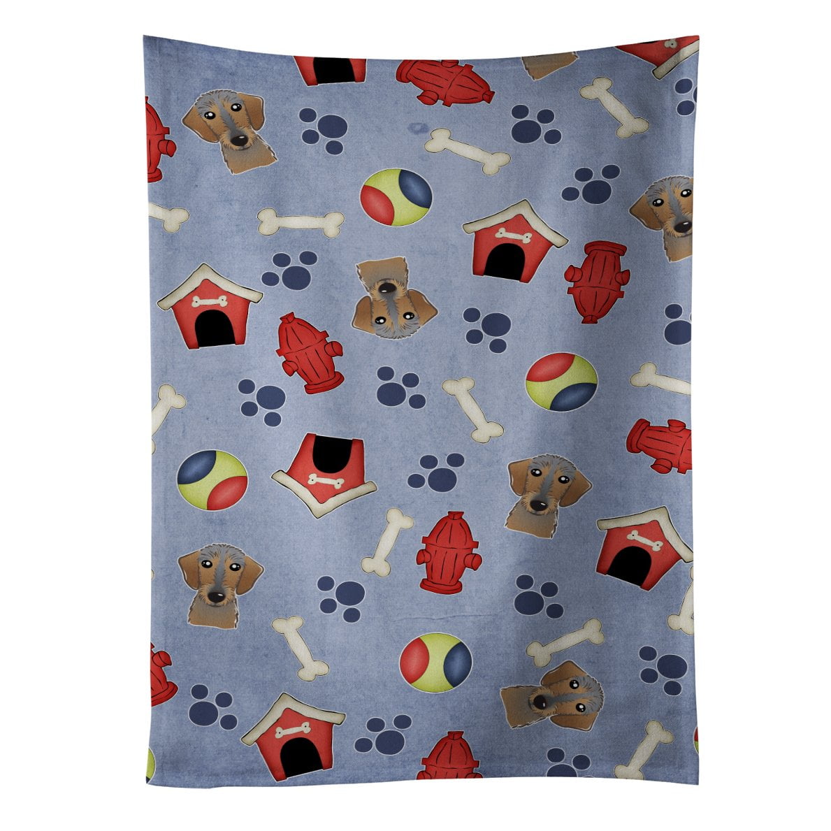 Picture of Carolines Treasures BB4012KTWL Dog House Collection Wirehaired Dachshund Kitchen Towel