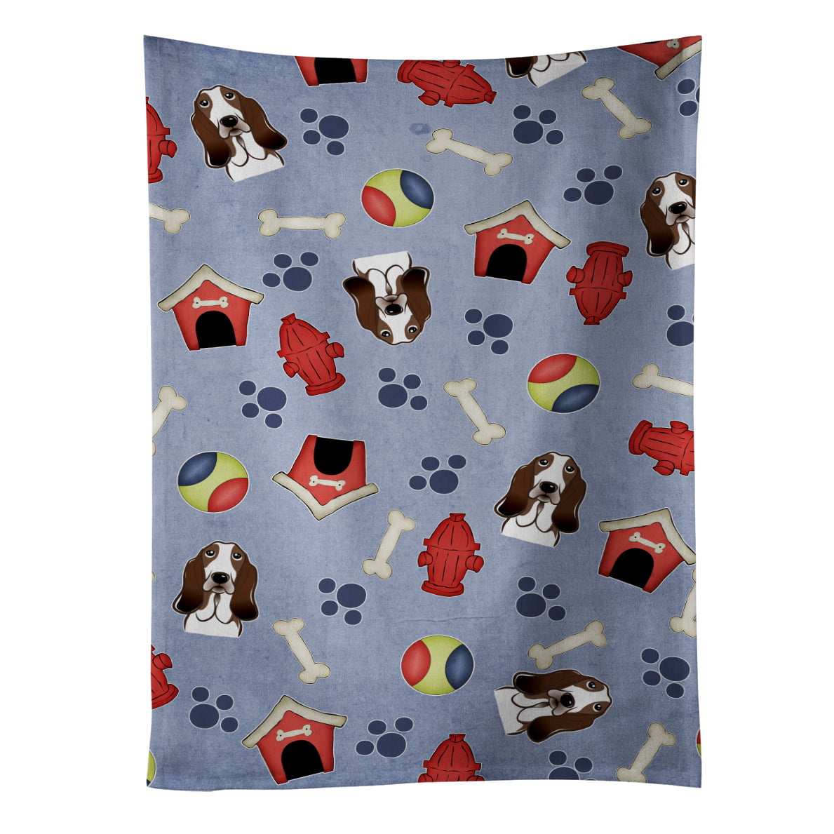Picture of Carolines Treasures BB4022KTWL Dog House Collection Basset Hound Kitchen Towel