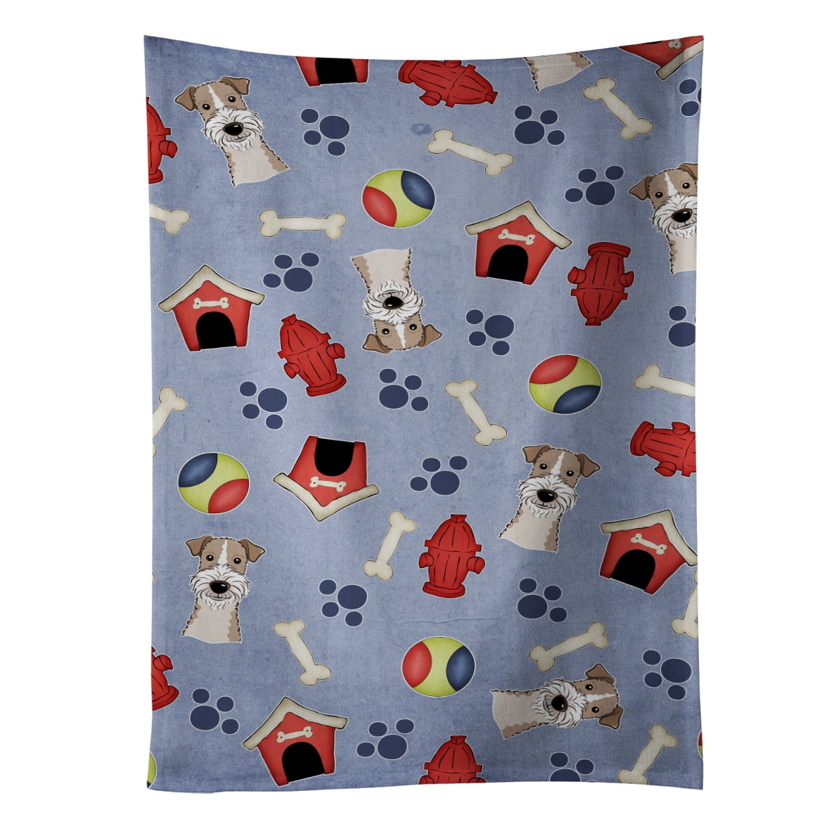 Picture of Carolines Treasures BB4026KTWL Dog House Collection Wire Haired Fox Terrier Kitchen Towel