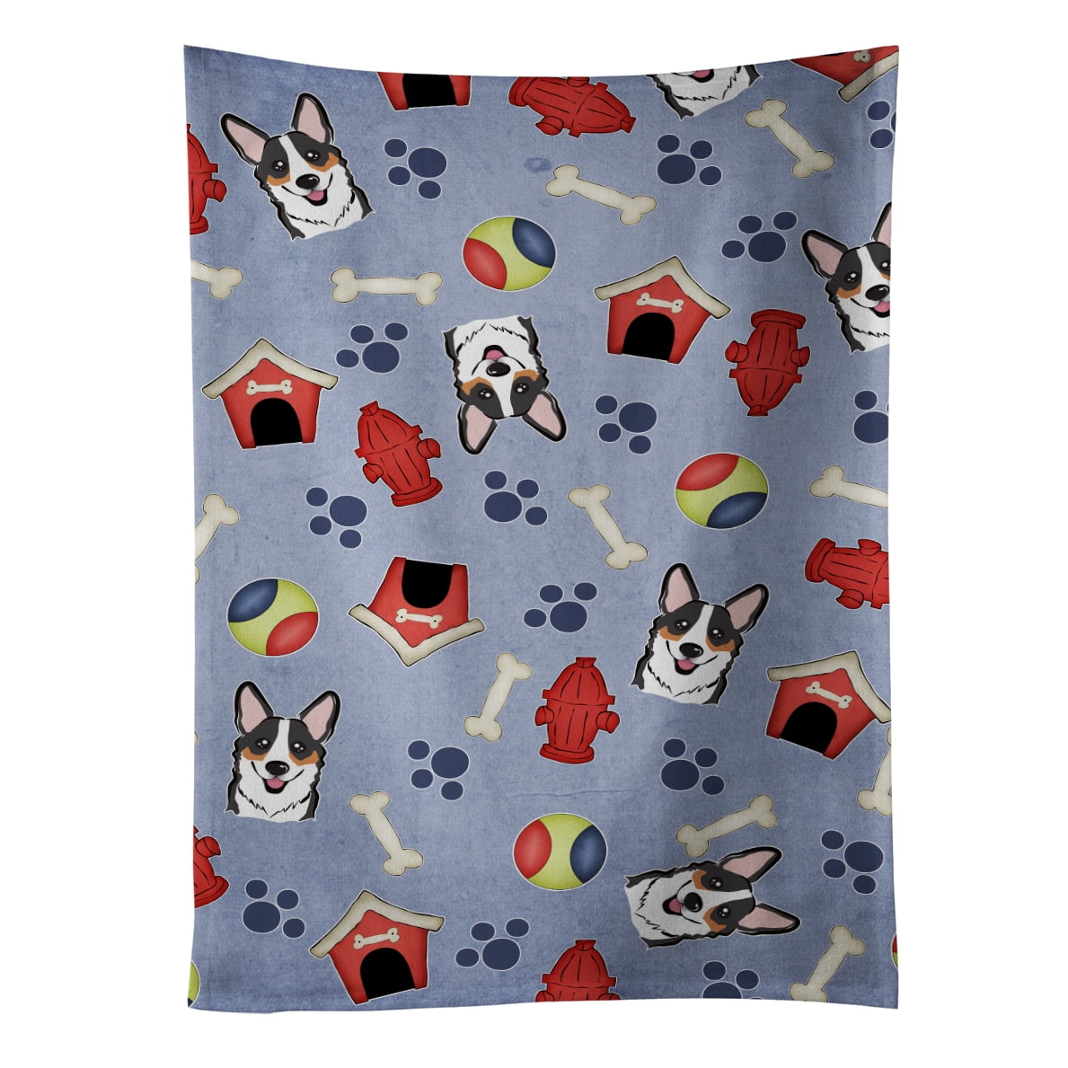 Picture of Carolines Treasures BB4034KTWL Dog House Collection Tricolor Corgi Kitchen Towel