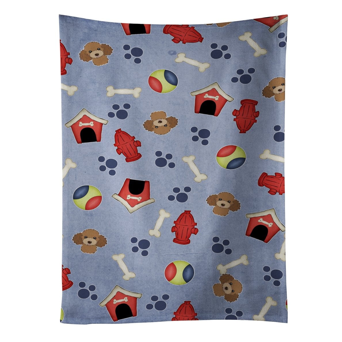 Picture of Carolines Treasures BB4035KTWL Dog House Collection Chocolate Brown Poodle Kitchen Towel