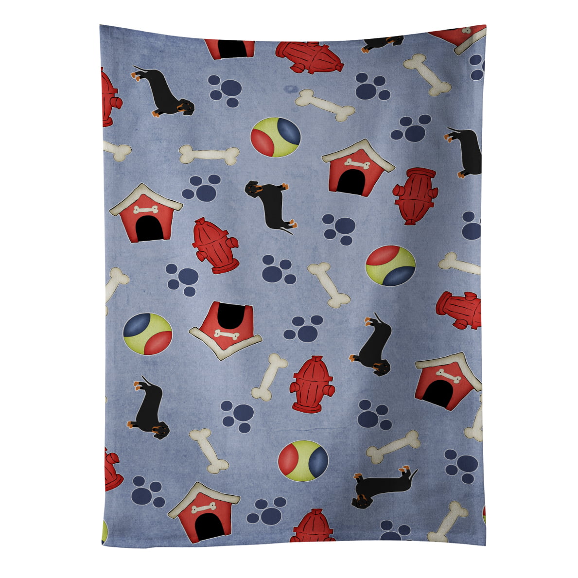 Picture of Carolines Treasures BB4079KTWL Dog House Collection Black Tan Dachshund Kitchen Towel