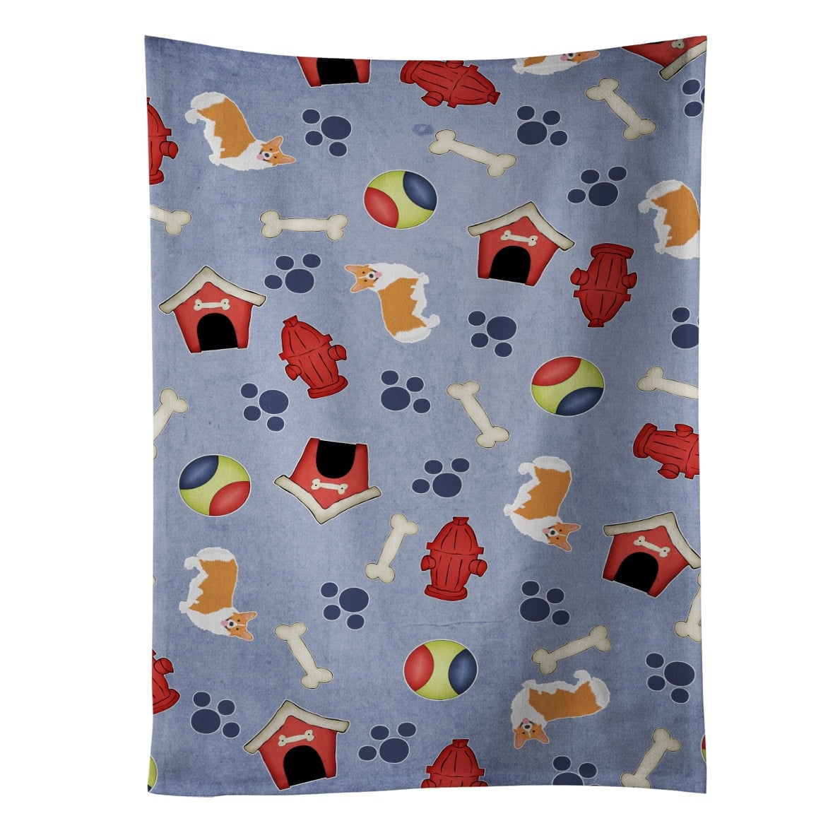 Picture of Carolines Treasures BB4109KTWL Dog House Collection Pembroke Corgi Kitchen Towel