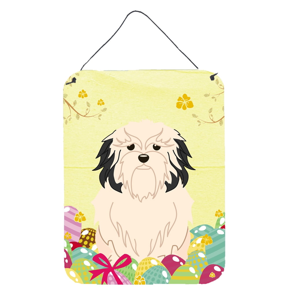 Easter Eggs Lowchen Wall or Door Hanging Prints