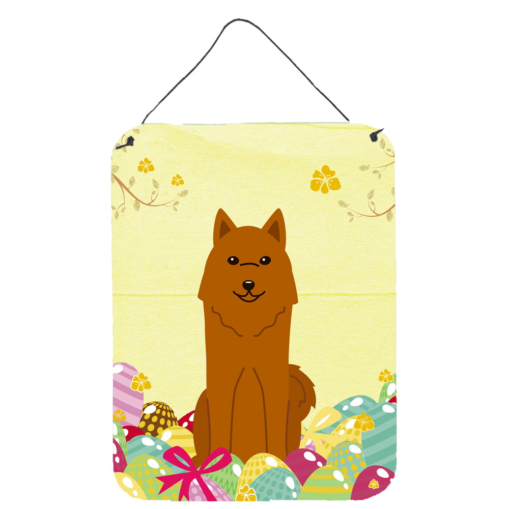 Easter Eggs Karelian Bear Dog Wall or Door Hanging Prints