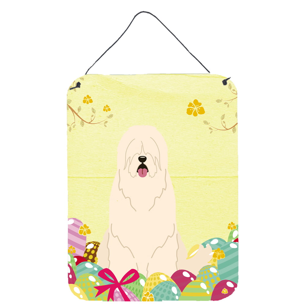 Easter Eggs South Russian Sheepdog Wall or Door Hanging Prints