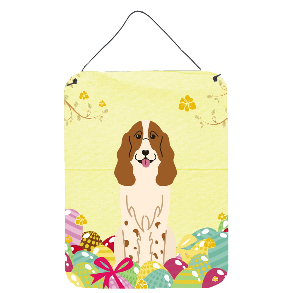 Easter Eggs Russian Spaniel Wall or Door Hanging Prints