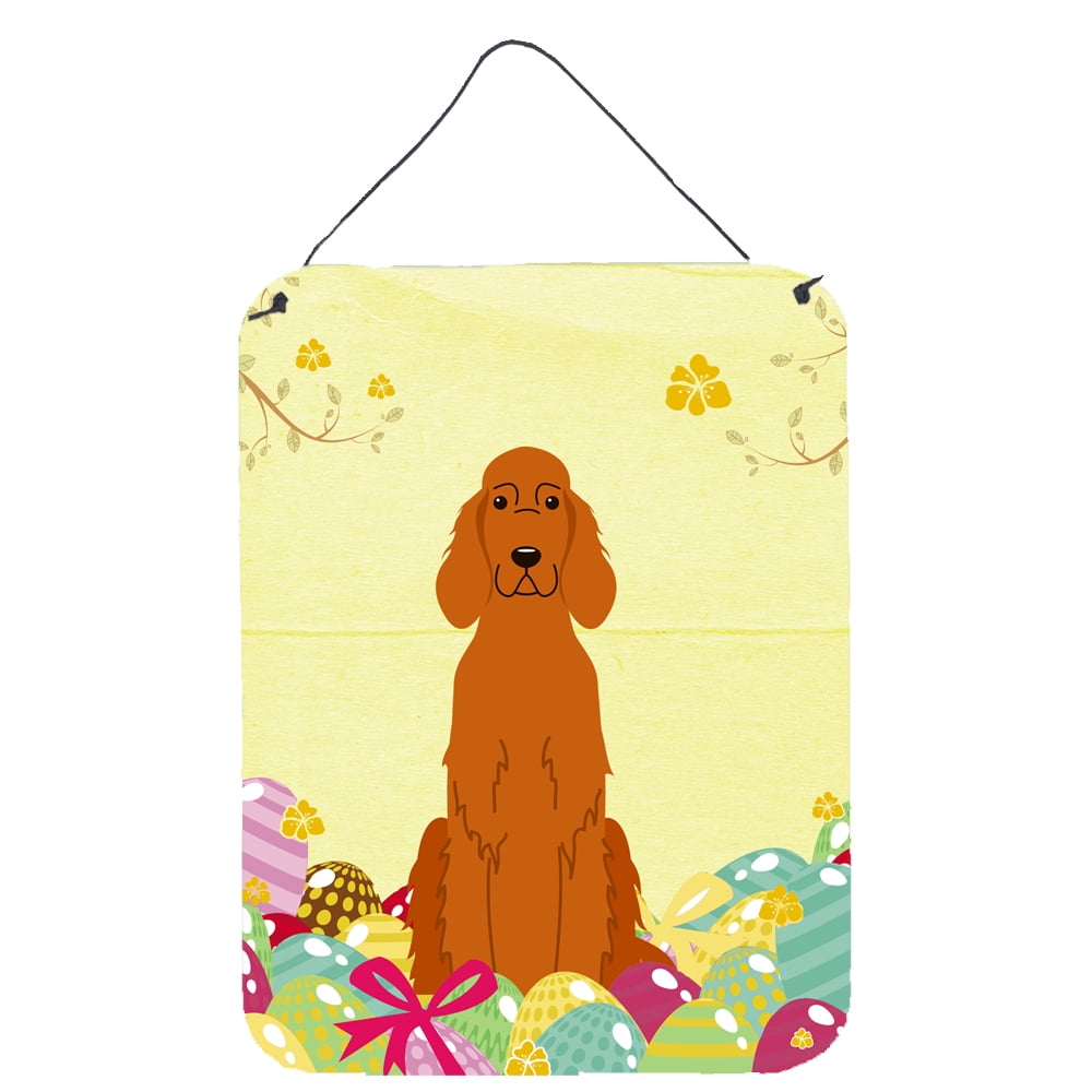 Easter Eggs Irish Setter Wall or Door Hanging Prints