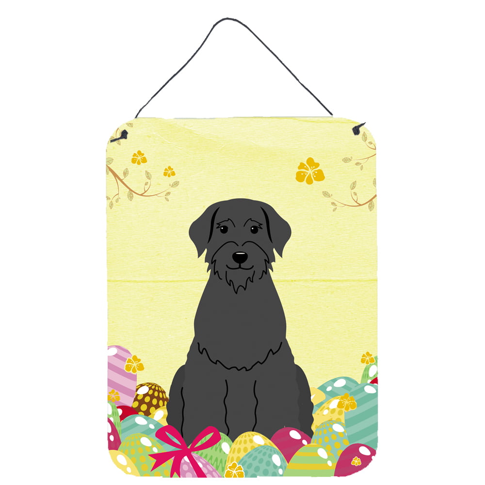 Easter Eggs Giant Schnauzer Wall or Door Hanging Prints