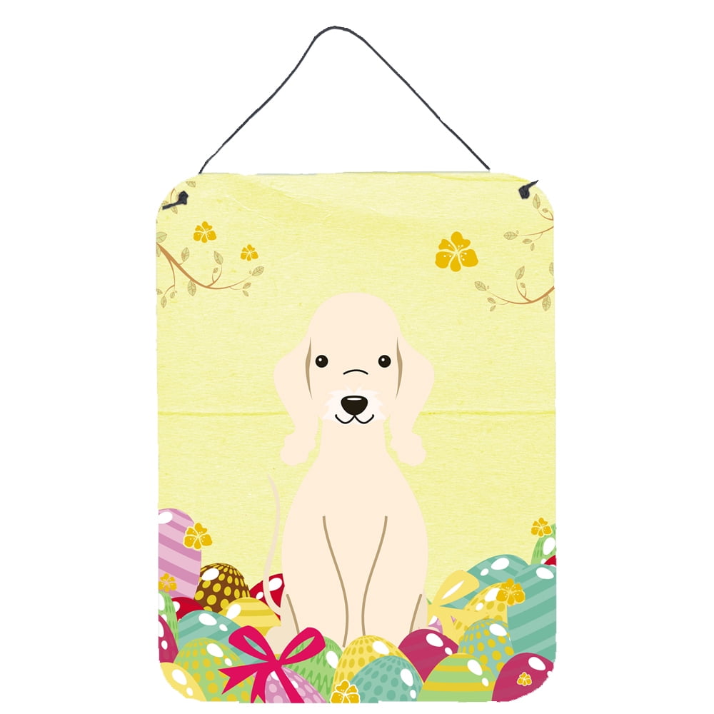 Easter Eggs Bedlington Terrier Sandy Wall or Door Hanging Prints