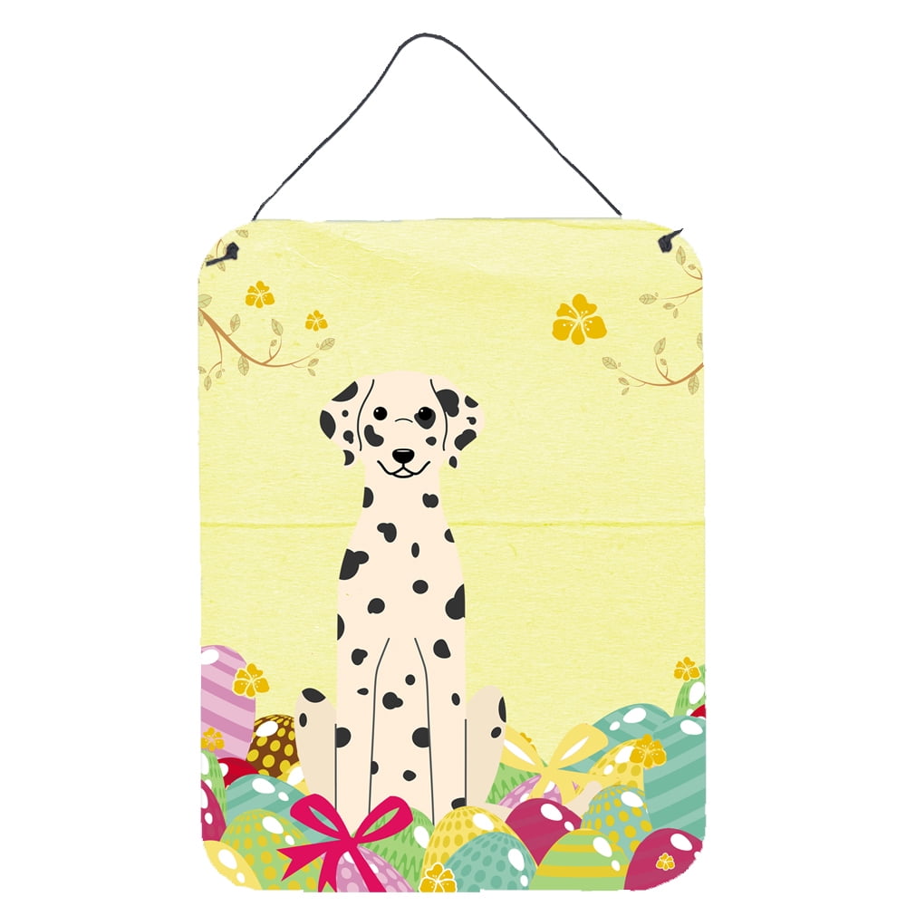 Easter Eggs Dalmatian Wall or Door Hanging Prints