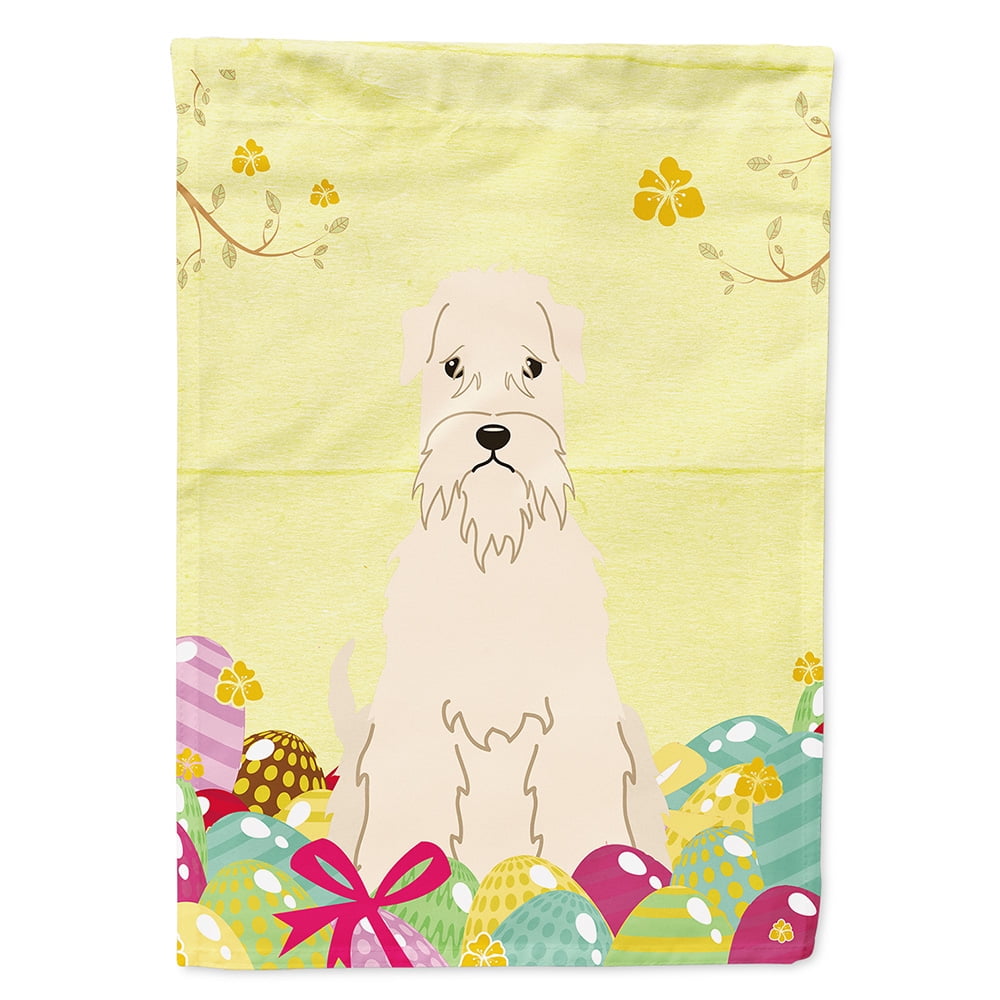 Easter Eggs Soft Coated Wheaten Terrier Garden Size Flag