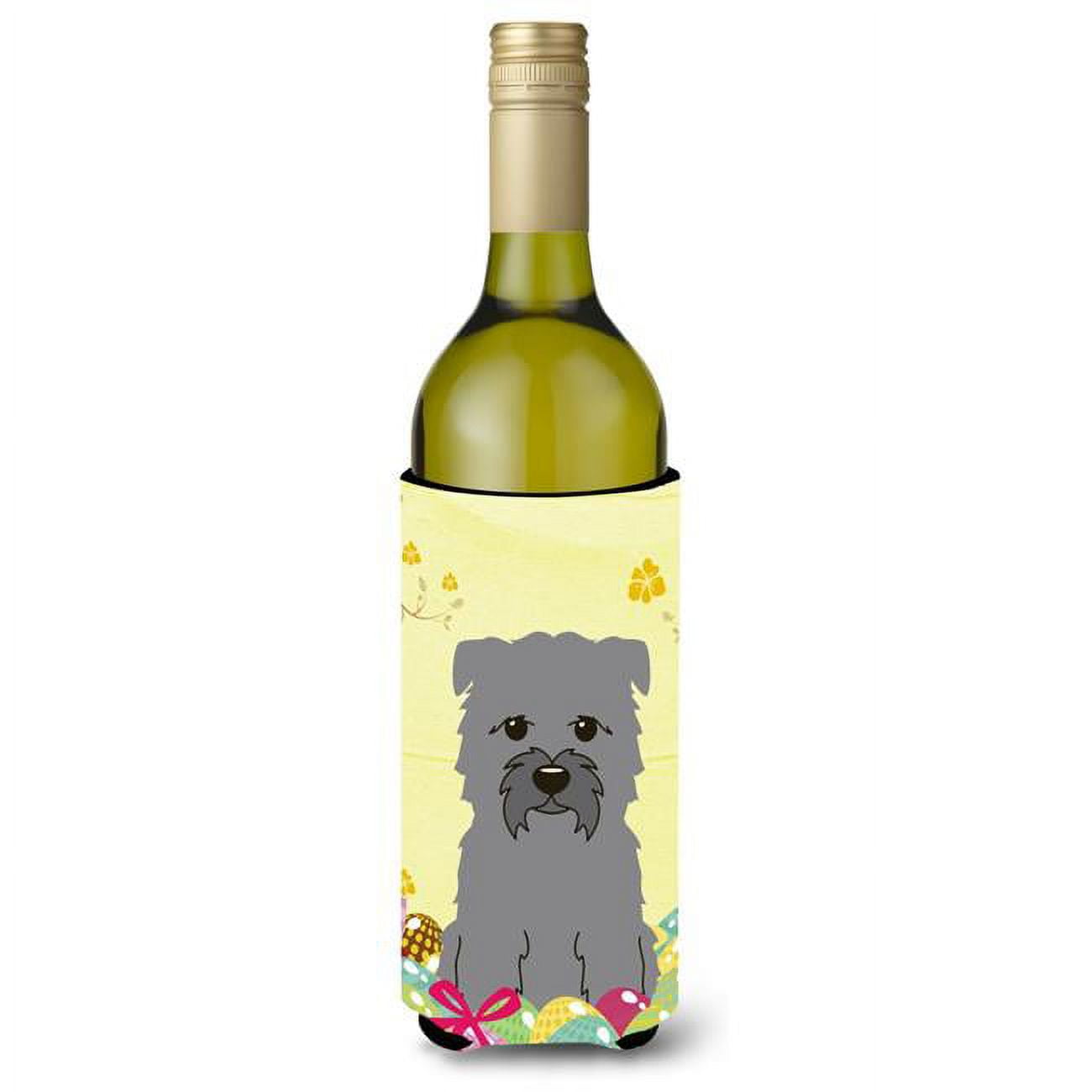 Picture of Carolines Treasures BB6059LITERK Easter Eggs Glen of Imal Grey Wine Bottle Beverge Insulator Hugger