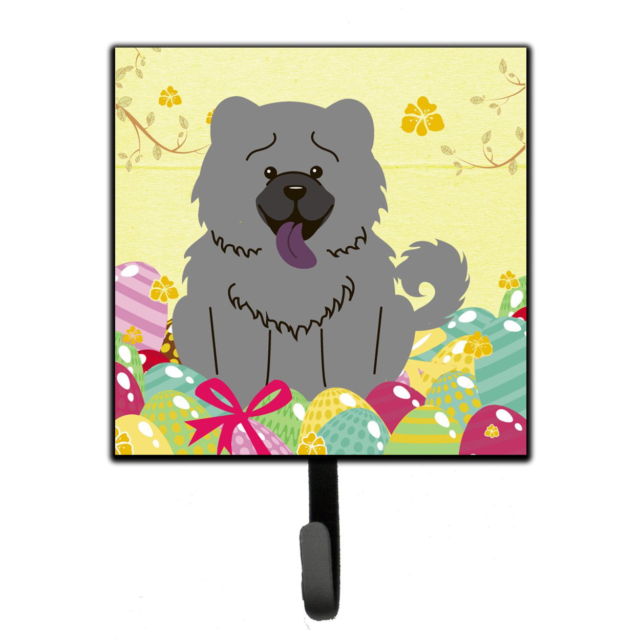 Easter Eggs Chow Chow Blue Leash or Key Holder