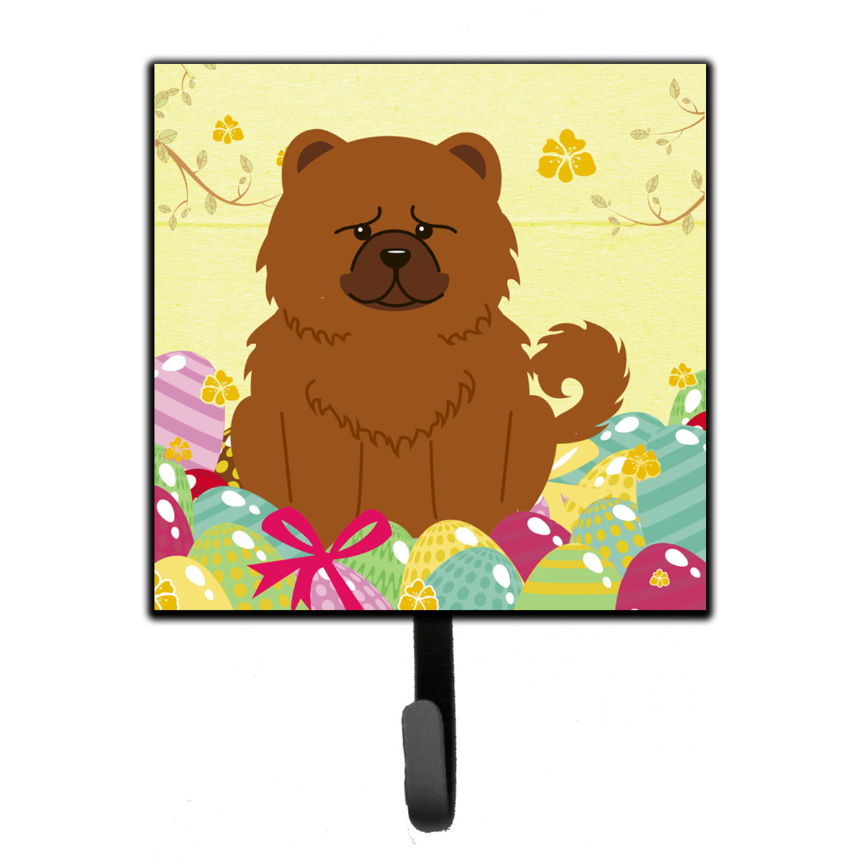 Easter Eggs Chow Chow Red Leash or Key Holder