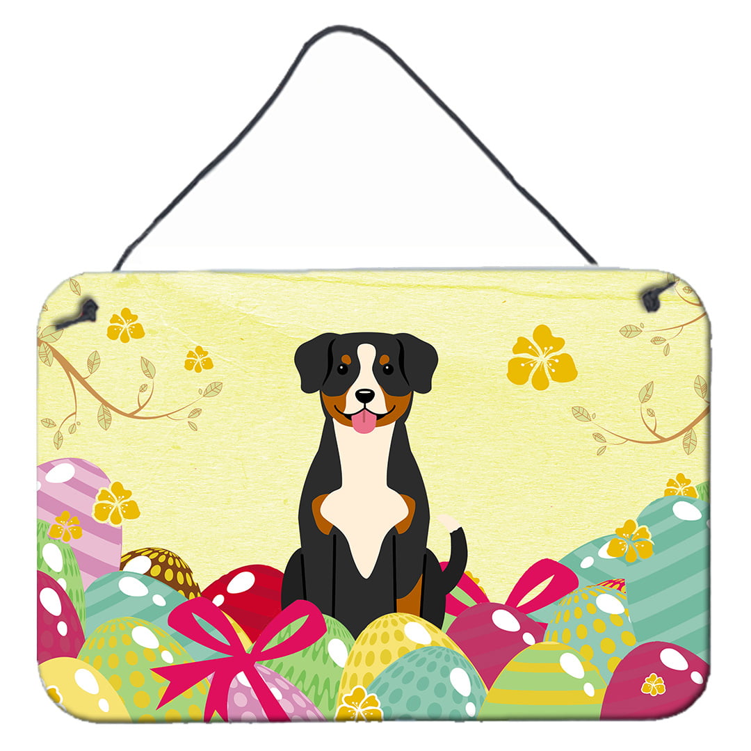 Easter Eggs Entlebucher Wall or Door Hanging Prints