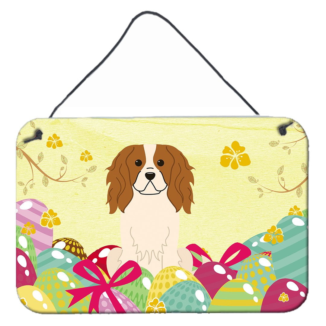 Easter Eggs Cavalier Spaniel Wall or Door Hanging Prints