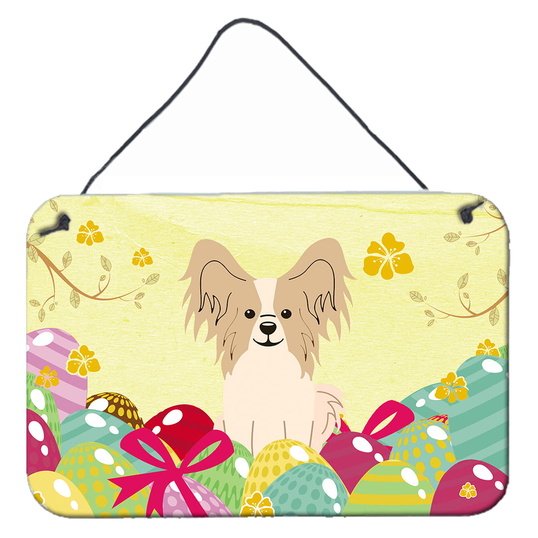 Easter Eggs Papillon Sable White Wall or Door Hanging Prints