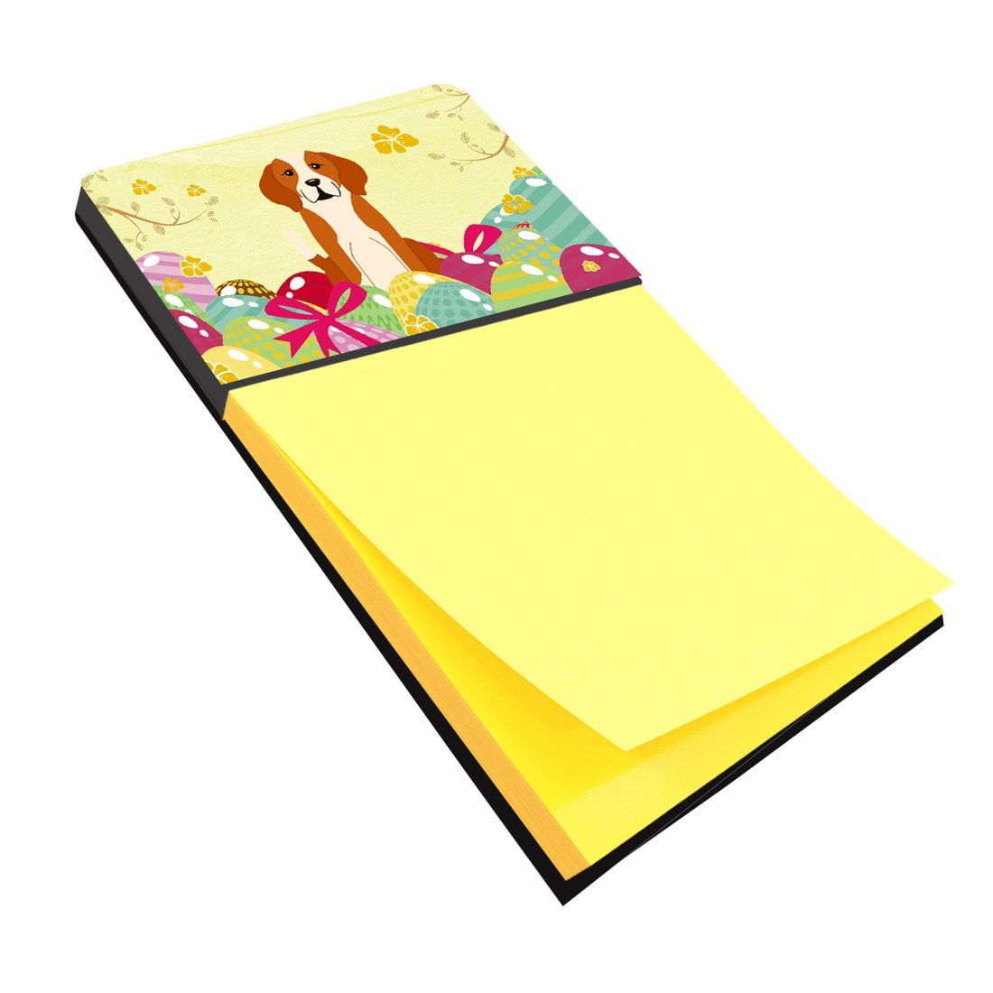 BB6110SN Easter Eggs English Foxhound Sticky Note Holder