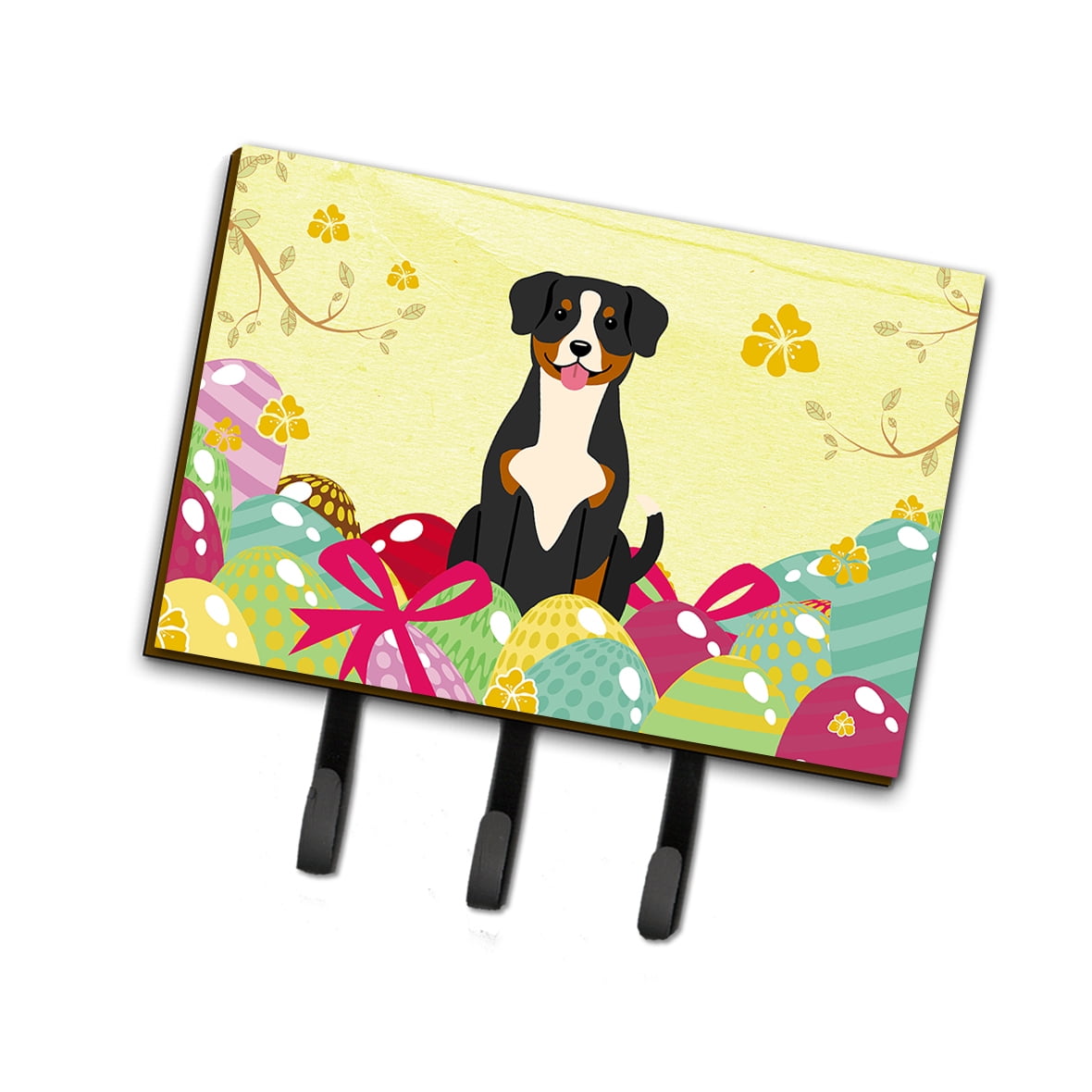 Easter Eggs Entlebucher Leash or Key Holder