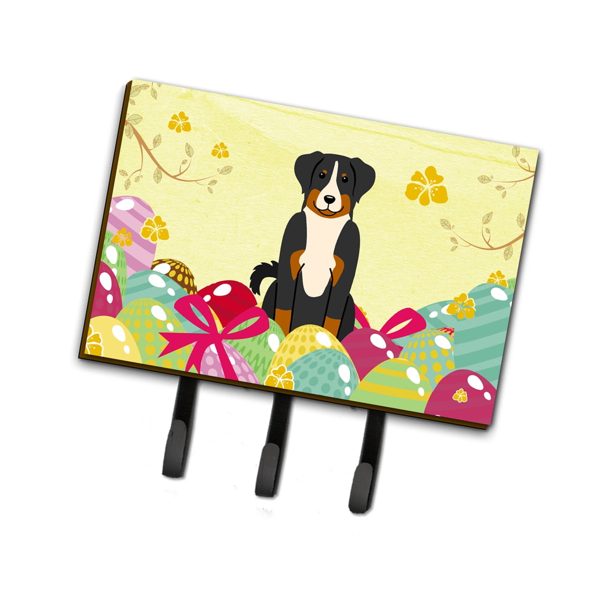 BB6043TH68 Easter Eggs Appenzeller Sennenhund Leash or Key Holder