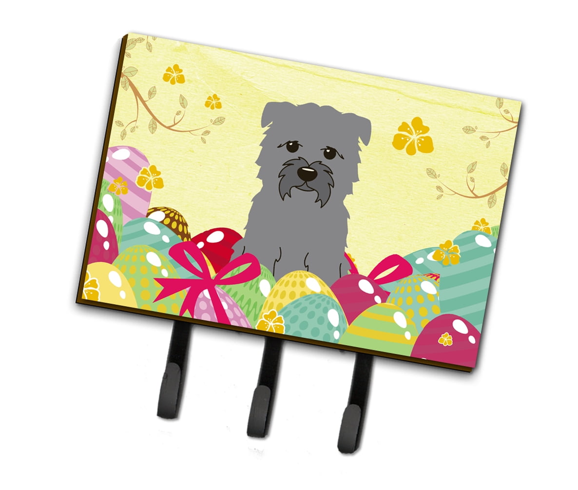 BB6059TH68 Easter Eggs Glen of Imal Grey Leash or Key Holder
