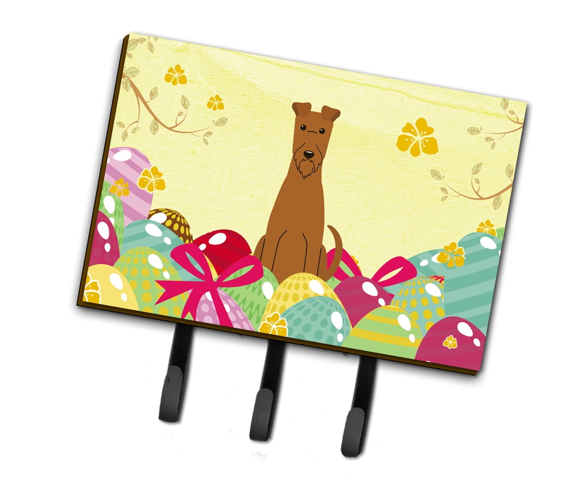 BB6062TH68 Easter Eggs Irish Terrier Leash or Key Holder