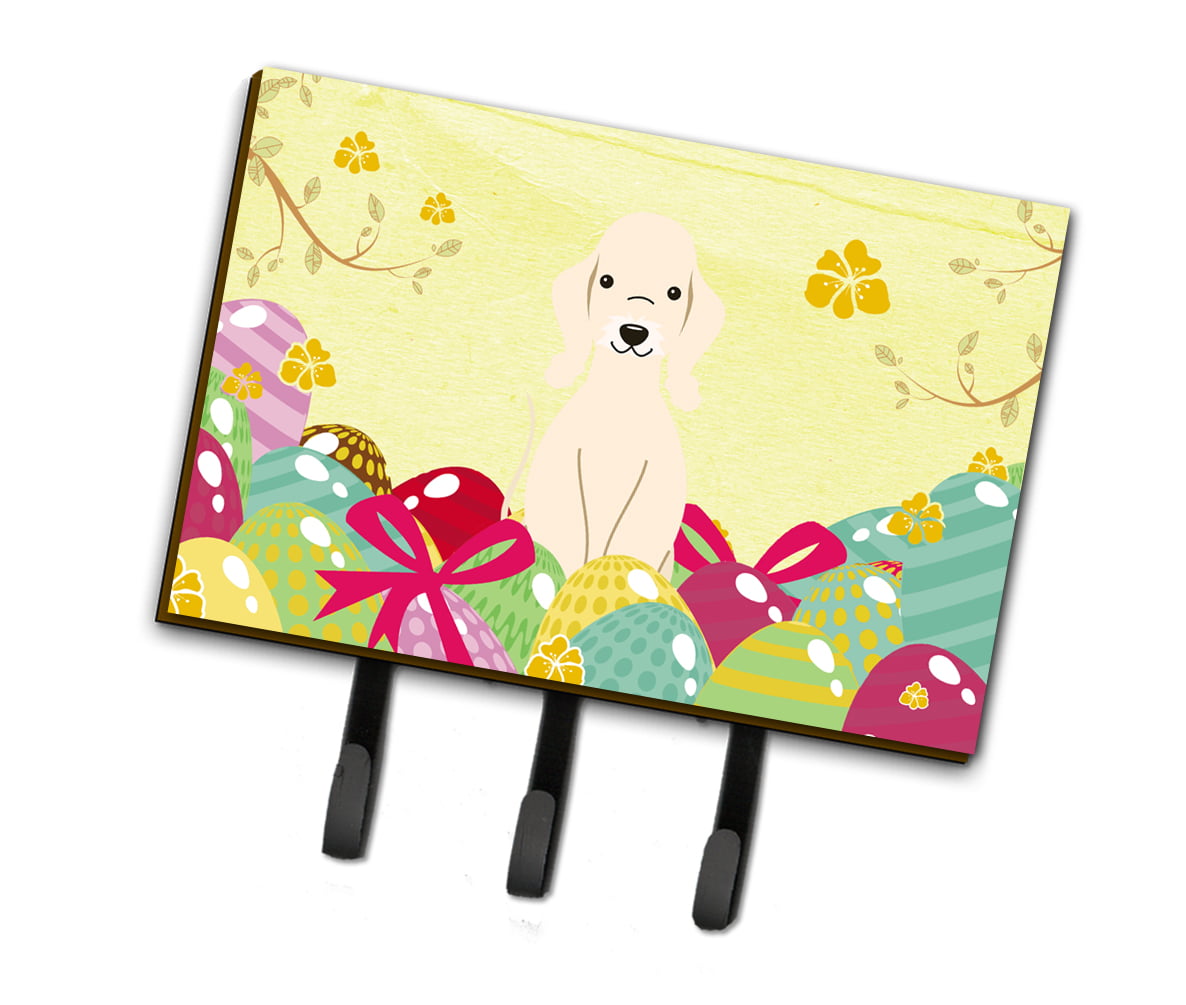Easter Eggs Bedlington Terrier Sandy Leash or Key Holder