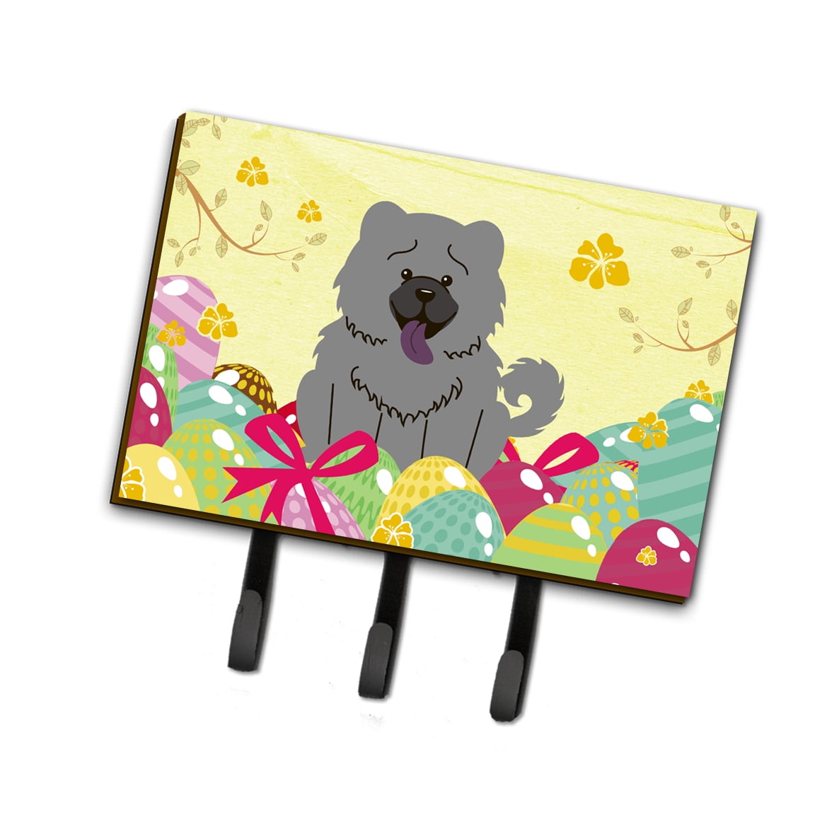 Easter Eggs Chow Chow Blue Leash or Key Holder