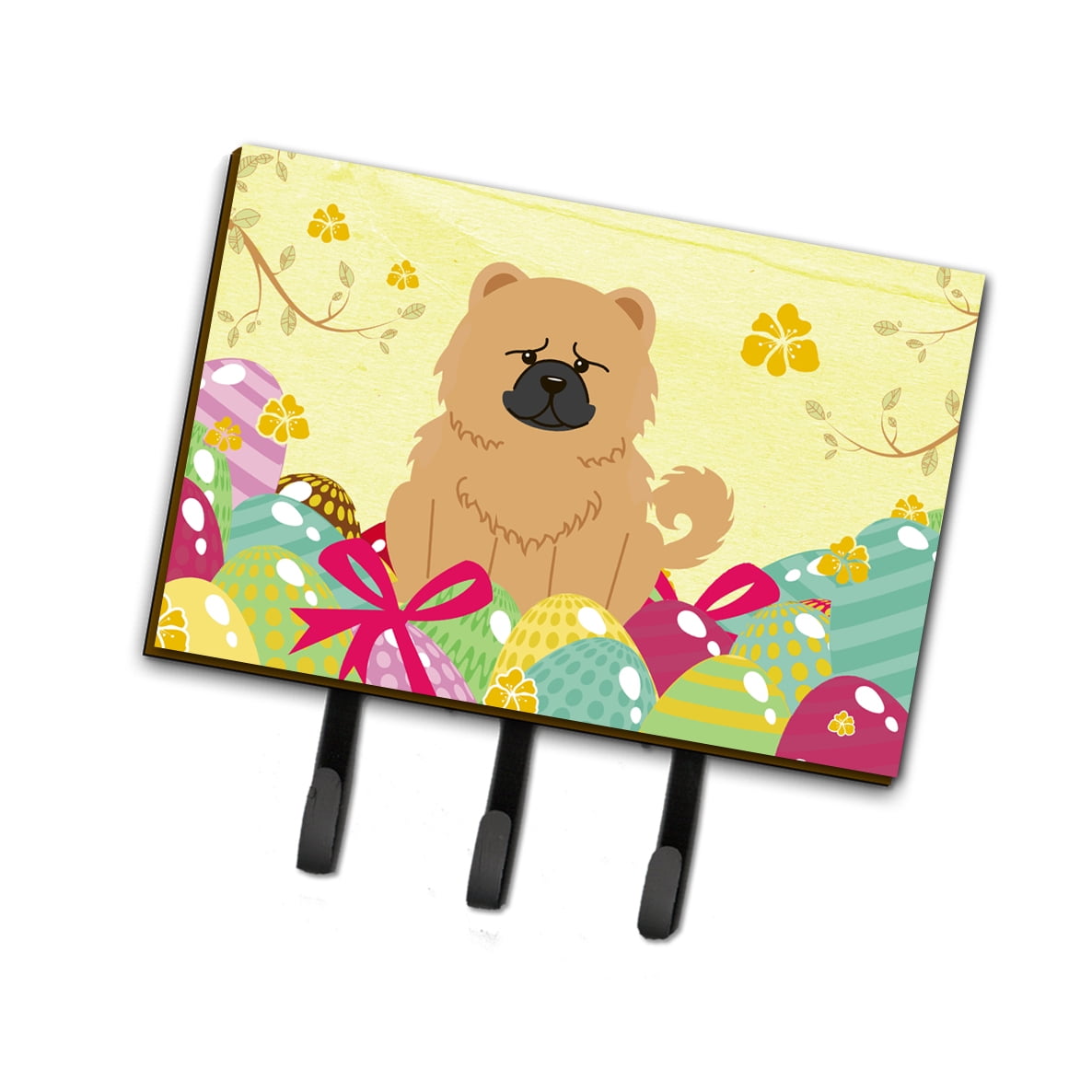 BB6144TH68 Easter Eggs Chow Chow Cream Leash or Key Holder