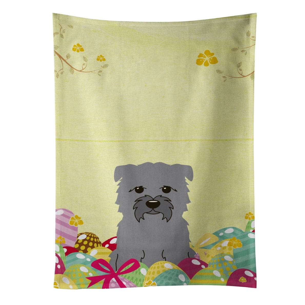 Picture of Carolines Treasures BB6059KTWL Easter Eggs Glen of Imal Grey Kitchen Towel