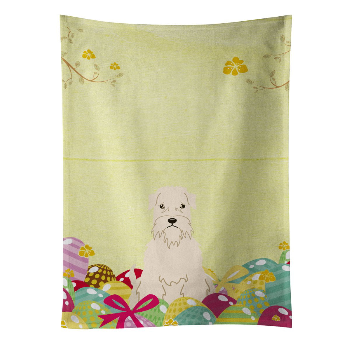 Picture of Carolines Treasures BB6061KTWL Easter Eggs Soft Coated Wheaten Terrier Kitchen Towel