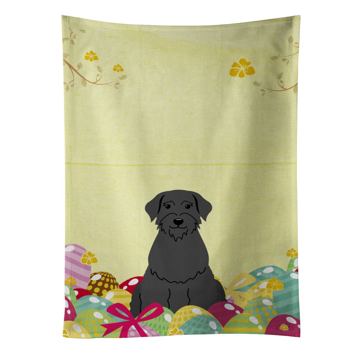 Picture of Carolines Treasures BB6066KTWL Easter Eggs Giant Schnauzer Kitchen Towel