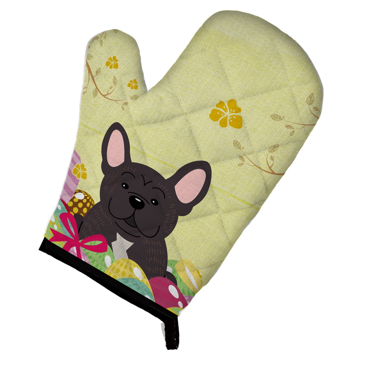 Easter Eggs French Bulldog Brindle Oven Mitt