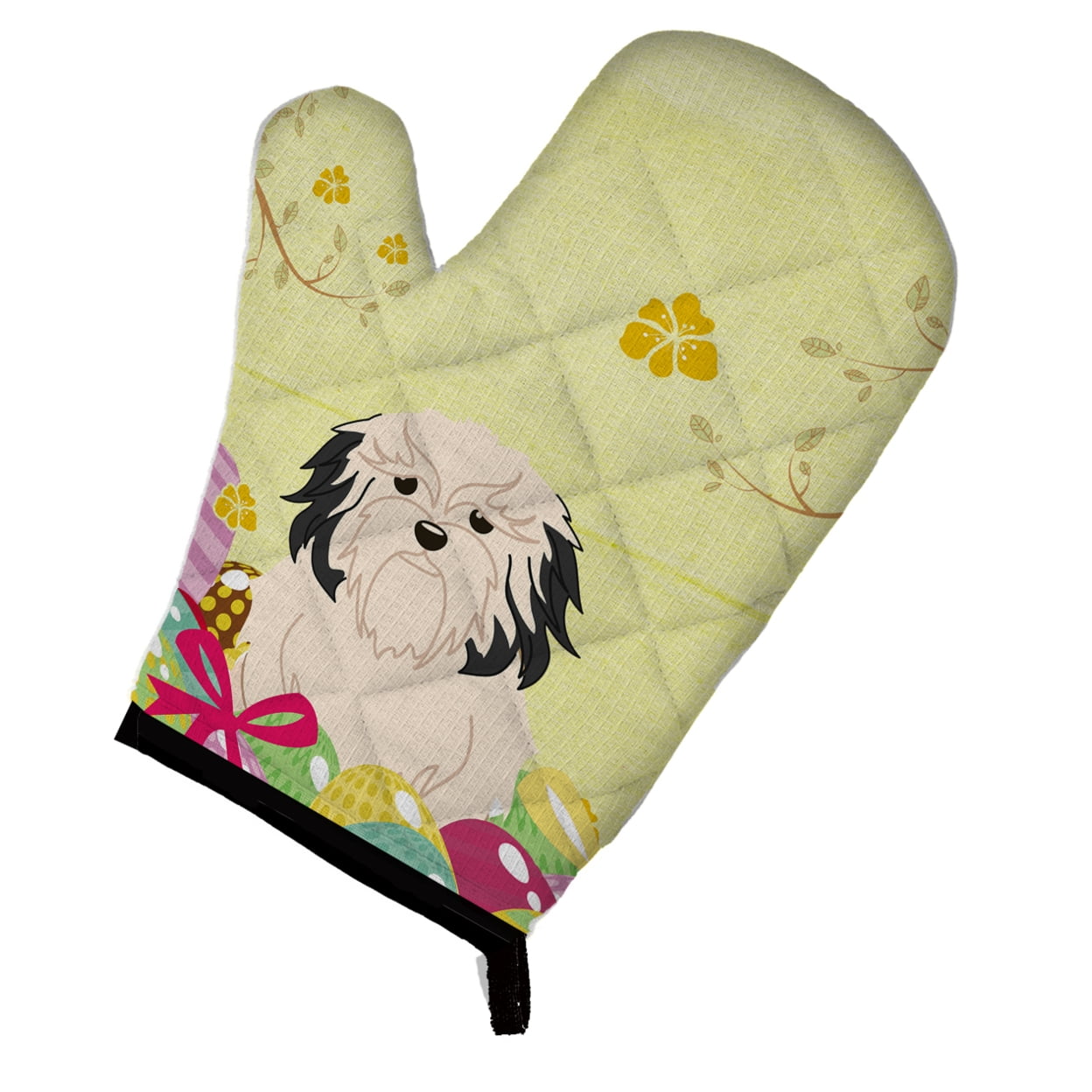 Easter Eggs Lowchen Oven Mitt