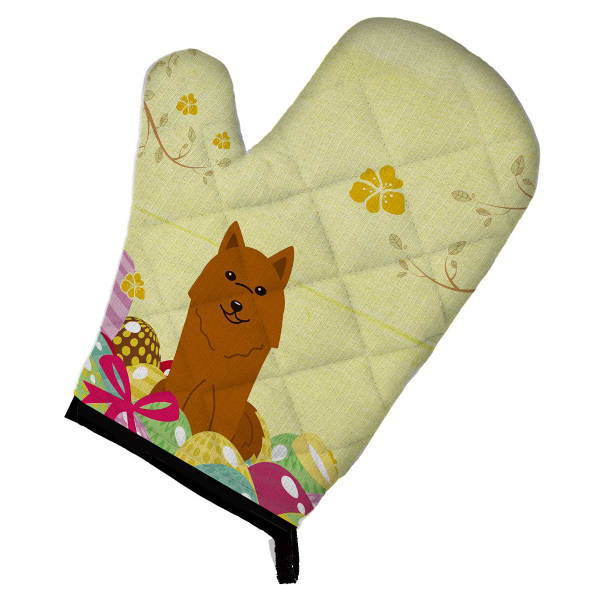 Easter Eggs Karelian Bear Dog Oven Mitt